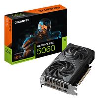 GIGABYTE  GeForce RTX 5060 WINDFORCE MAX OC V2 8G Graphics Card - 8GB GDDR7, 128bit, PCI-E 5.0, 2512MHz Core Clock, 3 x DP, 1 x HDMI, NVIDIA DLSS 4, GV-N5060WF2MAX OCV2-8GD | GV-N5060WF2MAX OCV2-8GD | 4719331357382