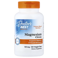 Doctor's Best Magnesium Citrate 125 mg 120  vcaps