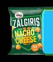 Lęšių traškučiai OHO! Žalgiris Nacho cheese, TTTOHO4770149219873