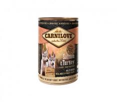 Carnilove konservai šunims Wild Meat Salmon&Turkey for Puppies 400g.