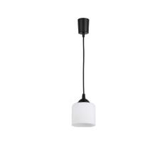 BRILAGI - LED pakabinamas šviestuvas ant laido RETRO GLASS 1xE27/60W/230V skersmuo 14 cm juodas/baltas