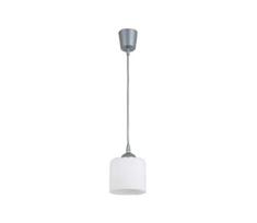 BRILAGI - LED pakabinama liustra ant laido RETRO GLASS 1xE27/60W/230V Ø 10 cm sidabrinė/balta