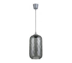 BRILAGI - LED liustra ant laido R GLASS 1xE27/60W/230V Ø 14 cm sidabrinė/dūminė pilka