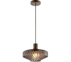 Brilliant - Pakabinamas šviestuvas ant laido LYN 1xE27/20W/230V skersmuo 28 cm ruda/dūminė ruda