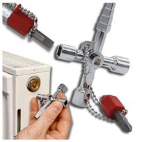 4 krypčių kryžminis spintelių raktas 8,7 cm A61