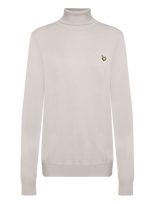 Lyle & Scott - Cotton Merino Turtleneck Jumper - Golfo kelnės - Kreminė spalva