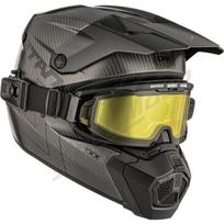 Krosinis Šalmas CKX Titan AMS Carbon + Šildomi Akiniai