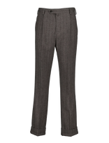 Gant - Cotton Wool Pinstripe Suit Pants - Klasikinės kelnės - Ruda