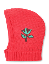 Bobo Choses - Blossom Knitted Balaclava Bobo Choses - Balaklava - Raudona