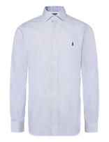 Polo Ralph Lauren - Regent Custom Fit Striped Poplin Shirt - Dryžuoti marškiniai - Balta