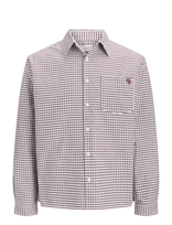 Jack & Jones - Jorfrederiksberg Oxford Shirt Ls Sn - Oksfordo marškiniai - Ruda