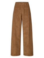 Lollys Laundry - Ringoll Pants - Plačios kelnės - Ruda