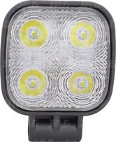 JAG96-0033 Darbinis LED žibintas, 15W, 10-30V, 5 EPISTAR LEDx3W, SPOT, Kvadratinis JAG