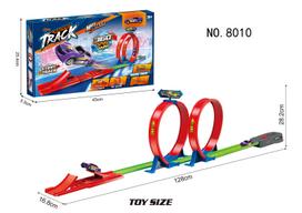 128 cm „Extreme Loop“ lenktynių trasa su automobiliu