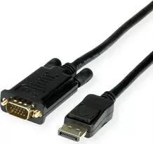 Value 11.99.5801 DisplayPort kabelis 1,5 m VGA (D-Sub) juodas (11.99.5801)
