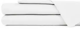 Riposo PREMIUM Satino paklodė be gumos Baltas 150x220 cm