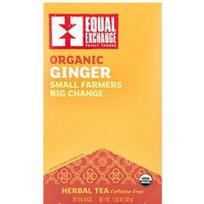 Equal Exchange, Ekologiškas imbieras, žolelių arbata, be kofeino, 20 arbatos maišelių, 1.05 oz (30 g)