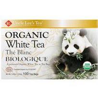 Uncle Lee's Tea, Ekologiška baltoji arbata, 100 arbatos pakelių, 150 g