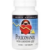 Source Naturals, Policosanolis su kofermentu Q10, 120 tablečių