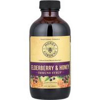 Honey Gardens, Imuniteto sirupas, šeivamedžio uogos ir medus, 236 ml