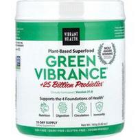 Vibrant Health, „Green Vibrance®“ +25 milijardai probiotikų, 21.0 versija, 165 g (5,82 uncijos)