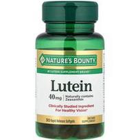 Nature's Bounty, Liuteinas, 40 mg, 30 greito atpalaidavimo minkštųjų kapsulių
