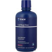 Trace, Skystas Cal/Mag/cinkas + vitaminas D3, braškės, 32 fl uncijos (946 ml)