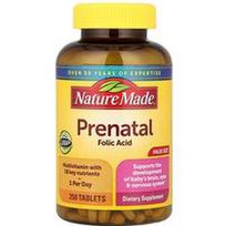 Nature Made, Prenatalinė, folio rūgštis, 250 tablečių