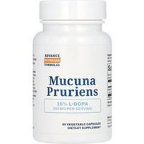 Advance Physician Formulas, Mucuna Pruriens, 200 mg, 60 augalinių kapsulių