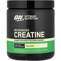 Optimum Nutrition, Mikronizuoti kreatino milteliai, be skonio, 300 g