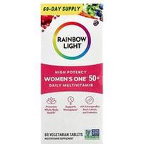 Rainbow Light, Women's One™50+, kasdienis multivitaminas, didelis stiprumas, 60 vegetariškų tablečių