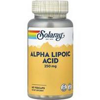 Solaray, Alfa lipoinė rūgštis, 250 mg, 60 daržovių kapsulių