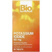 Bio Nutrition, Kalio jodidas, 65 mg, 60 tablečių