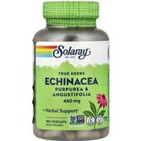 Solaray, Tikros žolelės, ežiuolės, 460 mg, 180 daržovių kapsulių