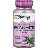 Solaray, Gyvybiniai ekstraktai, sabalpalmės, 160 mg, 120 minkštųjų kapsulių