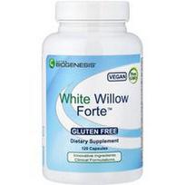 Nutra BioGenesis, „White Willow Forte™“, 120 kapsulių