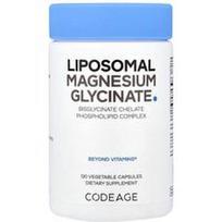 Codeage, Liposominis magnio glicinatas, 120 augalinių kapsulių