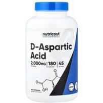 Nutricost, „Performance“, D-asparto rūgštis, 180 kapsulių (500 mg vienoje kapsulėje)
