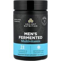 Ancient Nutrition, Fermentuoti multivitaminai vyrams, 60 kapsulių