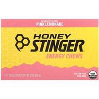 Honey Stinger, Energiniai kramtukai, rausvas limonadas, 12 pakelių po 50 g