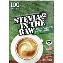 In the Raw, „Stevia In The Raw®“, nulinio kaloringumo saldiklis, 100 pakelių, 100 g (3,5 uncijos)