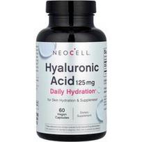 NeoCell, Hialurono rūgštis, 125 mg, 60 veganiškų kapsulių