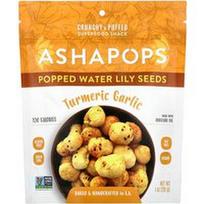 AshaPops, Spragintos vandens lelijos sėklos, ciberžolė, česnakas, 28 g