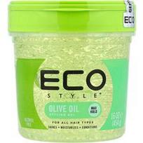 Eco Style, Formavimo gelis, maksimali fiksacija, visiems plaukų tipams, alyvuogių aliejus, 454 g