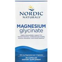 Nordic Naturals, Magnio glicinatas, 90 kapsulių (83 mg vienoje kapsulėje)