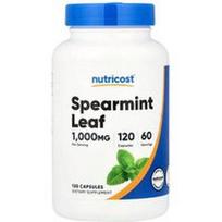 Nutricost, Šaltmėtės lapai, 120 kapsulių (500 mg vienoje kapsulėje)