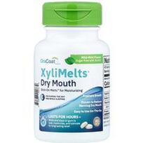 OraCoat, „XyliMelts®“ burnos džiūvimui malšinti, švelnaus mėtų skonio, 80 tirpstančių tablečių