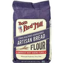 Bob's Red Mill, Nebalinti praturtinti amatininkų duonos miltai, 80 uncijų (2,27 kg)