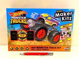Hot Wheels - „Motor Maker Kitz“ monstrų sunkvežimio rinkinys (BLA85578)