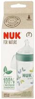 Kūdikių buteliukas Nuk For Nature, 260 ml, 3 mėn., skaidri sp./žalia sp.